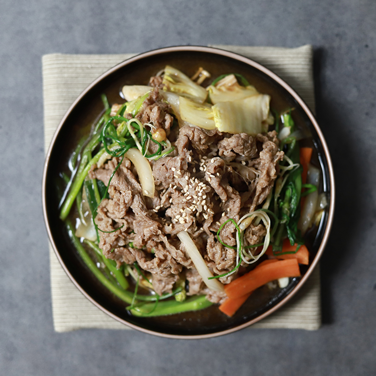 봄나물한우불고기 550g