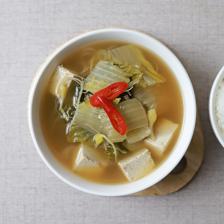 봄동달래된장국 600g