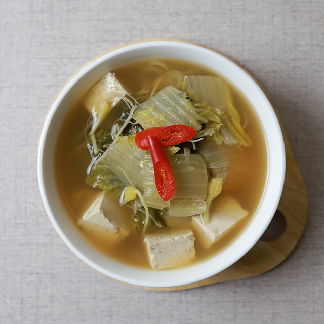 봄동달래된장국 600g