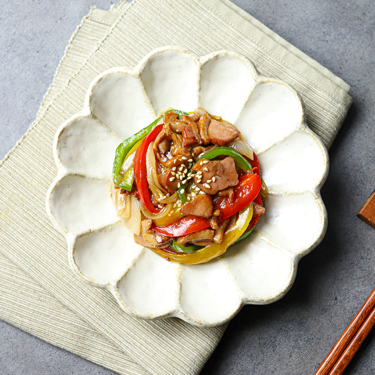 훈제오리야채볶음 160g