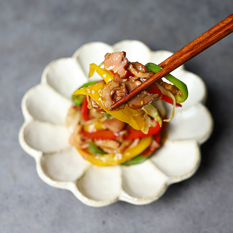 훈제오리야채볶음 160g