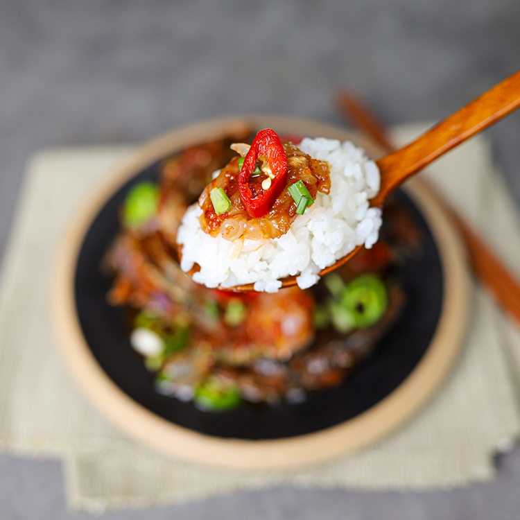 양념돌게무침 350g